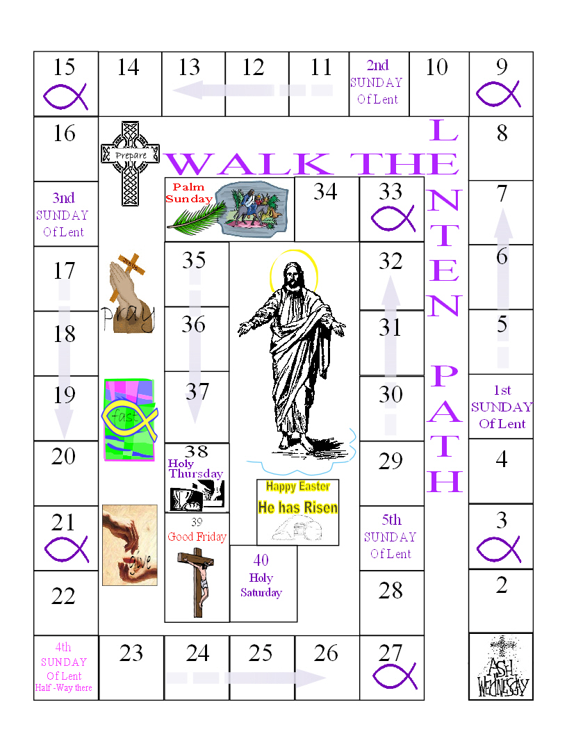 FREE Printable Calendars for Lent and Easter Zephyr Hill