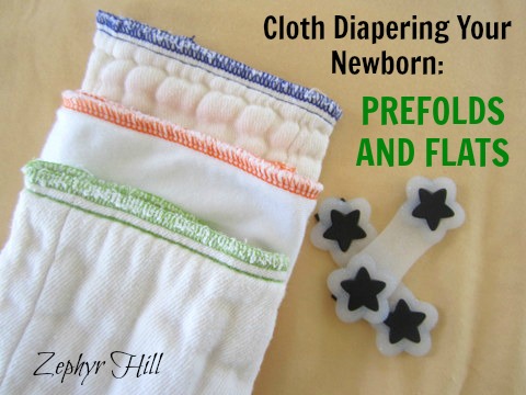 newborn prefold cloth diapers