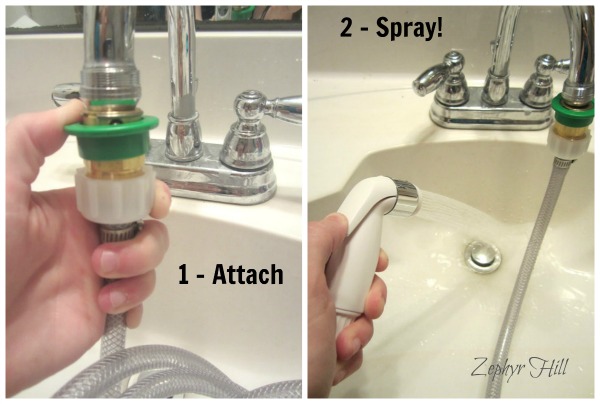 Qdspray Diaper Sprayer Review Giveaway Zephyr Hill