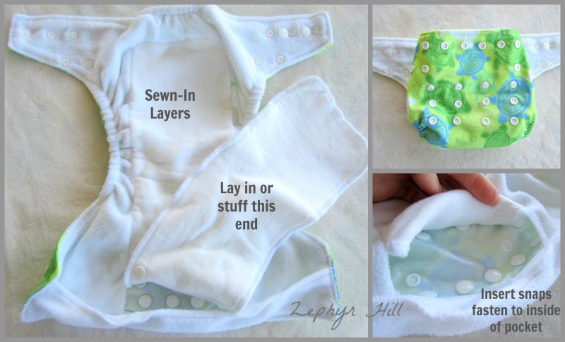 Bumkins AIO Diaper Review & Giveaway - Zephyr Hill