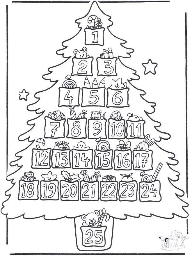 Advent Coloring Pages 4