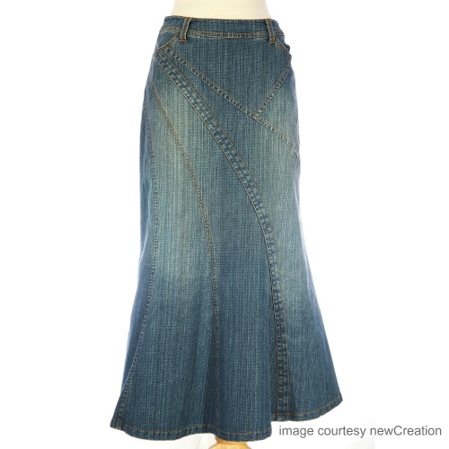 NewCreation “Natalie” Denim Skirt Review & Giveaway