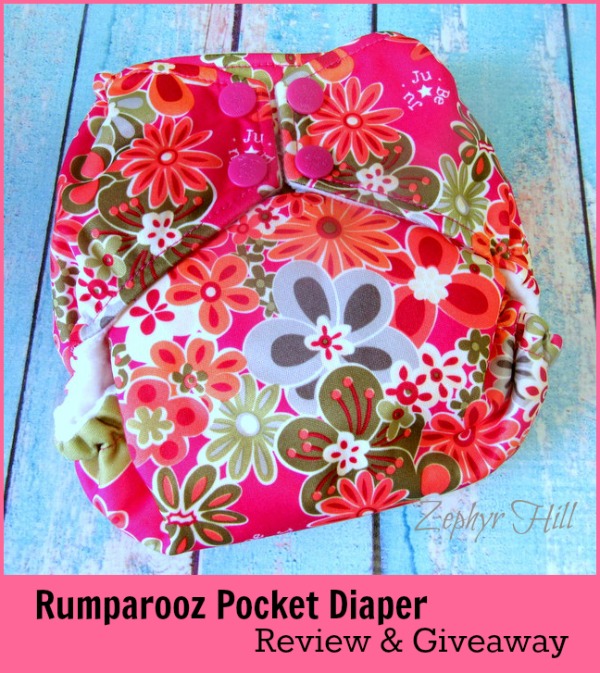 Rumparooz One-Size Pocket Diaper Review & Giveaway - Zephyr Hill