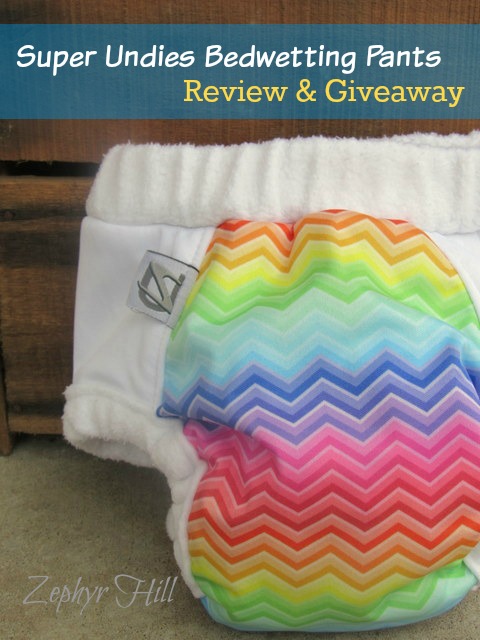 Super Undies Nighttime Trainers Pants Review & Giveaway