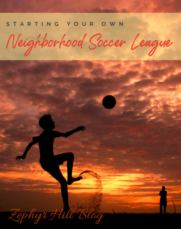 Starting Your Own Neighborhood Soccer League